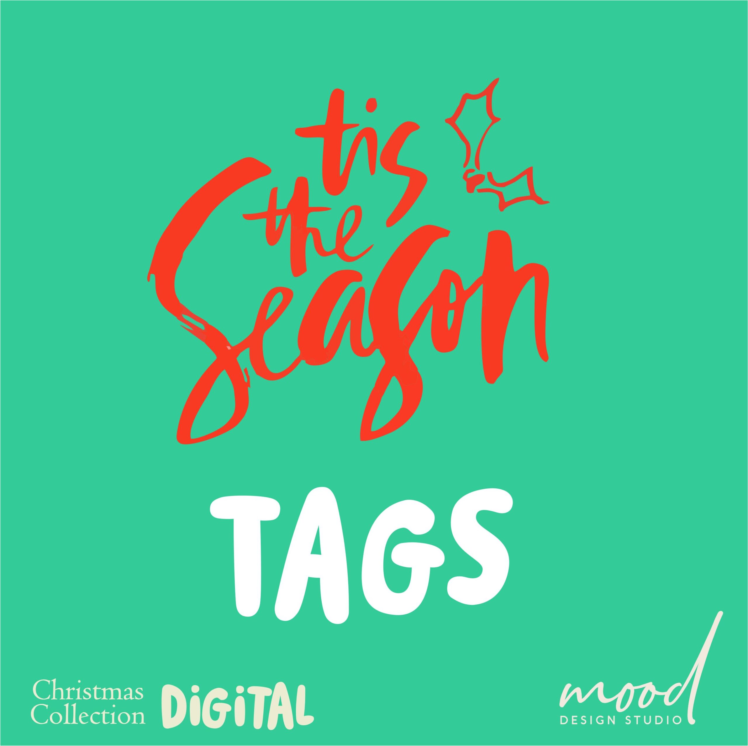 Colección Digital - Tags Navideños