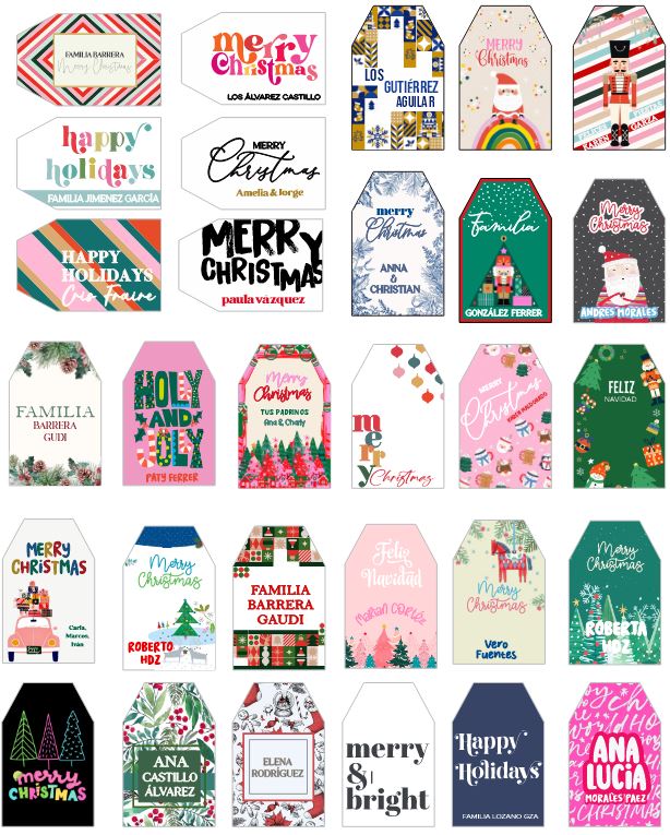 Colección Digital - Tags Navideños - Imagen 2